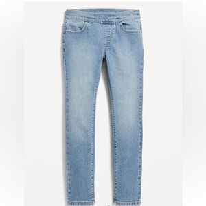 Old Navy 14 LONG Light Wash Women's Mid-Rise Denim Jeggings 14T pull-on Jeans